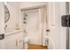 Renovated bathroom featuring shower, toilet, and white vanity at 4768 Tangerine Ave # 4768, Winter Park, FL 32792