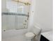 Bathroom with clear glass shower at 600 Lake Butler Ave, Osteen, FL 32764