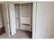 Spacious closet with built-in shelving and drawers for optimal storage at 600 Lake Butler Ave, Osteen, FL 32764