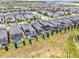An aerial view of the townhome community showing the pools and the screened in patios at 661 Drop Shot Dr, Davenport, FL 33896