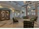 Inviting lobby space featuring elegant decor, seating, and natural light at 661 Drop Shot Dr, Davenport, FL 33896