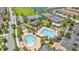 Aerial image of community pools, basketball and tennis courts at 10067 Mere Pkwy, Orlando, FL 32832