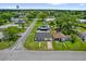 Overhead shot of a well-maintained neighborhood with tree-lined streets at 1501 Missouri Ave, St Cloud, FL 34769