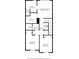 Detailed floor plan layout of the second floor, showcasing the dimensions and locations of the main rooms at 15540 Blackbead St, Winter Garden, FL 34787