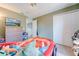 bedroom featuring a race car bed, double closets, and an open doorway at 1912 Maury Rd, St Cloud, FL 34771