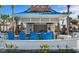 Vibrant poolside bar, Rumbrellas, with outdoor seating, a covered area, and tropical decor at 2161 Lelani Cir, Davenport, FL 33897