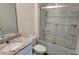 Bathroom with granite countertops and shower-tub combo at 2722 Numa Falls Ave, Davenport, FL 33837