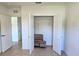 Large bedroom closet with shelving, ready for storage at 2722 Numa Falls Ave, Davenport, FL 33837