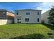 A view of the back exterior showing the sliding glass door and yard at 2722 Numa Falls Ave, Davenport, FL 33837