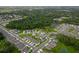 Aerial view of a neighborhood showcasing community layout and proximity to green spaces at 4338 Finch Ln, Kissimmee, FL 34746