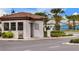 Community guard house at entrance with security and welcome center at 8897 Rhodes St, Kissimmee, FL 34747
