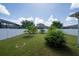 Spacious backyard with well-maintained lawn, privacy fence, and verdant landscaping at 1703 Leatherback Ln, St Cloud, FL 34771