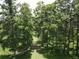 Lush backyard filled with mature trees, creating a private and serene atmosphere at 2700 Cherokee Rd, St Cloud, FL 34772