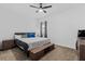 Bedroom with carpet flooring, neutral walls, and window with gray curtains at 2759 Slash Way, St Cloud, FL 34771