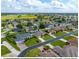 Aerial view of a residential neighborhood featuring well-maintained homes and lush green spaces at 301 Terranova Blvd, Winter Haven, FL 33884