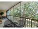 Enjoy scenic views from the private balcony with outdoor seating area at 3111 Sun Lake Ct # B, Kissimmee, FL 34747