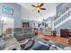 Spacious living room featuring lots of natural light and an open layout, perfect for relaxation at 3214 Herons Point Cir, Kissimmee, FL 34741