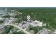 An aerial view of a home nestled among trees and other neighborhood houses at 41 Orchid Ct, Kissimmee, FL 34759
