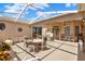 Covered lanai with ample seating, perfect for entertaining at 4244 Windchime Ln, Lakeland, FL 33811