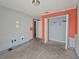 A basic bedroom with carpeted floors and closet space undergoing paint renovations at 546 Lorient Dr, Eagle Lake, FL 33839
