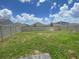 Spacious, fenced backyard with green grass; great for outdoor activities at 568 Meadow Bend Dr, Davenport, FL 33837