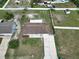 Aerial view shows the entire property at 925 Roswell Ter, Deltona, FL 32738
