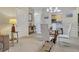 Open-concept dining room with modern furnishings at 1357 Venezia Ct # 302, Davenport, FL 33896