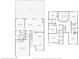 Detailed floor plan showcasing the layout of the first and second floors of the property at 195 Hideaway Beach Ln, Kissimmee, FL 34746