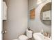 Cozy powder room with modern fixtures and decor at 2024 Bearing Ln, Kissimmee, FL 34744