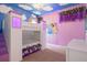 Charming bedroom with custom bunk beds and princess-themed decor at 2525 Shanti Dr, Kissimmee, FL 34746