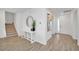 Bright foyer with modern decor, tiled floors and staircase at 2525 Shanti Dr, Kissimmee, FL 34746