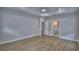 This large bedroom features a tray ceiling, recessed lights, and an en-suite bathroom at 2673 Calistoga Ave, Kissimmee, FL 34741