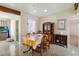 Comfortable dining area featuring terrazzo floors, natural light, and space for Gathering gatherings at 2830 W Oak St, Kissimmee, FL 34741