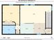 Detached garage second floor apartment with open living, kitchen, and dining space at 933 Jasmine St, Celebration, FL 34747
