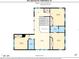 Second floor plan featuring three bedrooms, two bathrooms, and a large Gathering room at 933 Jasmine St, Celebration, FL 34747