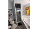 This bathroom features a tiled shower and a separate bathtub at 10207 Cody Ln, Orlando, FL 32825