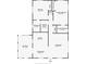 Detailed floor plan showcasing room dimensions, layout, and including a sun room at 1101 Oregon Ave, St Cloud, FL 34769
