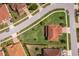 Bird's eye view of home with manicured lawn at 1776 Bella Lago Dr, Clermont, FL 34711