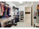 Walk-in closet with shelving and ample storage space for clothes and accessories at 2772 Southland St, St Cloud, FL 34772