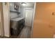 Laundry room with washer and dryer, storage and light-filled at 3050 Old Soldier Rd, Lakeland, FL 33810