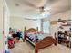 Cozy bedroom with playful decor, perfect for a room or guest bedroom at 3158 Forest Breeze Way, St Cloud, FL 34771