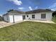 Backyard featuring a patio and a well-maintained lawn at 343 Marquee Dr, Kissimmee, FL 34758