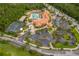 Stunning aerial view of the community's pool and recreational facilities at 730 Villa Park Rd, Poinciana, FL 34759
