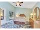 Comfortable main bedroom with natural light and easy access to the backyard pool at 746 Stonewyk Way, Kissimmee, FL 34744