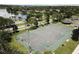 Aerial view of a community park with six basketball courts at 12021 Villanova Dr # 111, Orlando, FL 32837