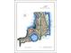 Detailed community map highlighting waterfront properties and various amenities at 224 Valencia Ridge Dr, Auburndale, FL 33823