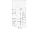 Detailed floor plan showcasing the layout of the home including the primary bedroom and screened patio/pool at 2571 Ames Haven Rd, Kissimmee, FL 34744
