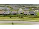 This is an aerial view of several beautiful homes in a lovely residential community at 2621 Redblush Ter, St Cloud, FL 34772