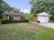 Well-maintained single-story home with a large front yard featuring mature landscaping at 2810 Horton Rd, Kissimmee, FL 34744