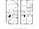 Floor plan showing the layout of rooms on the first and second floors of the property at 2867 Club Cortile Cir, Kissimmee, FL 34746